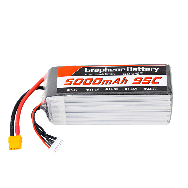 Batería Lipo 95C 22.2V 6S 5000 - 6S Lipo Battery 22.2V 5000Mah reseña y precio